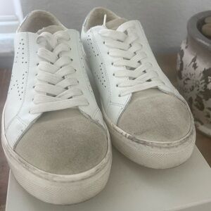 STEVE MADDEN WOMENS REZUME SNEAKER, WHITE, 7 US